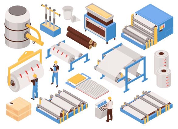 Pulp and paper industry